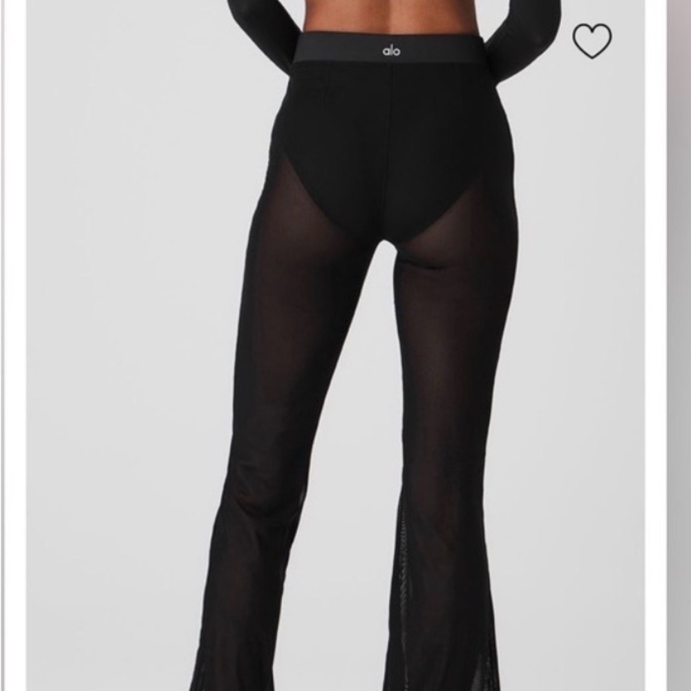 ALO Yoga Black Flare Pants